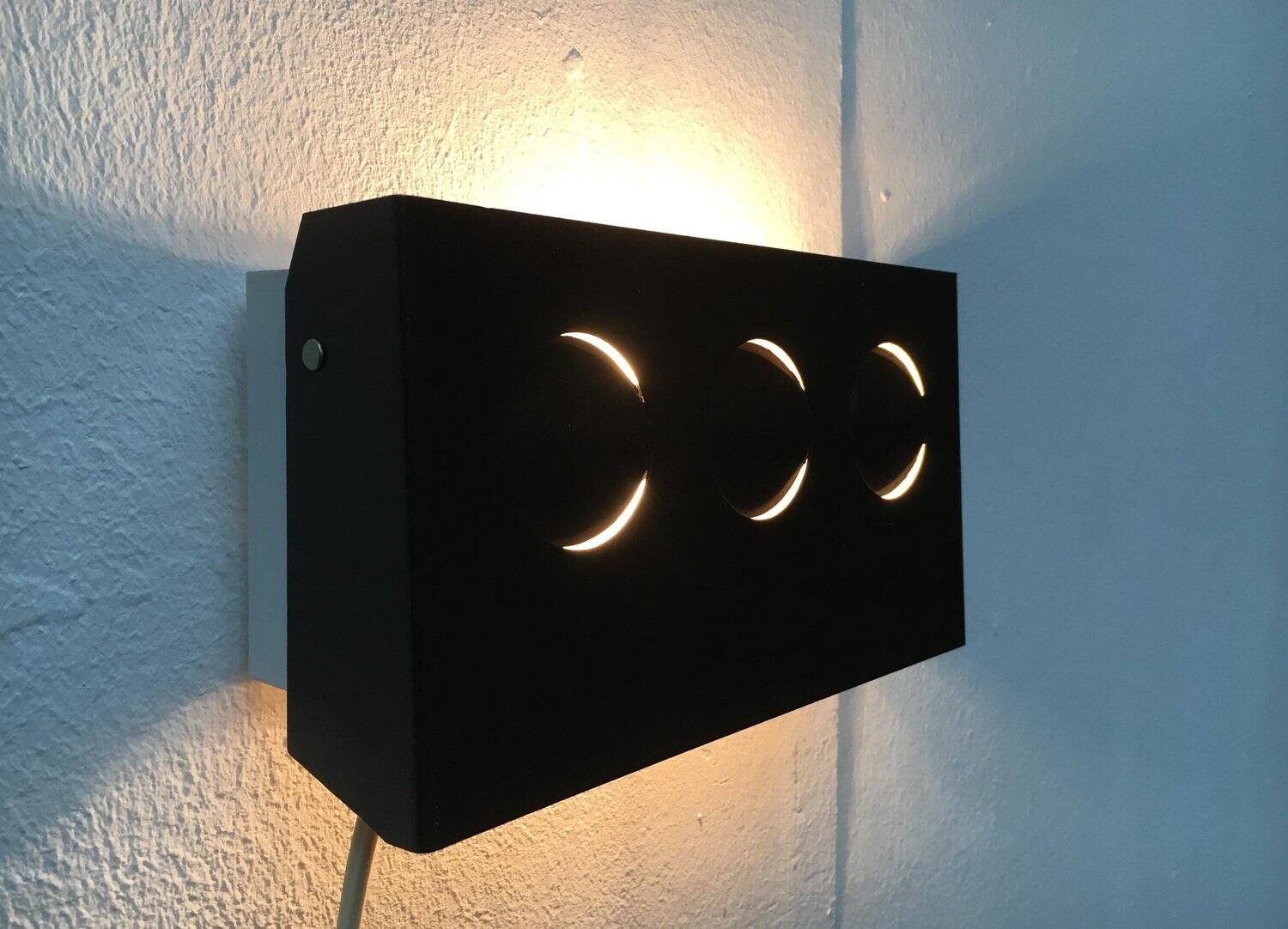 Lampe murale danoise vintage de l'ère spatiale de Hamalux