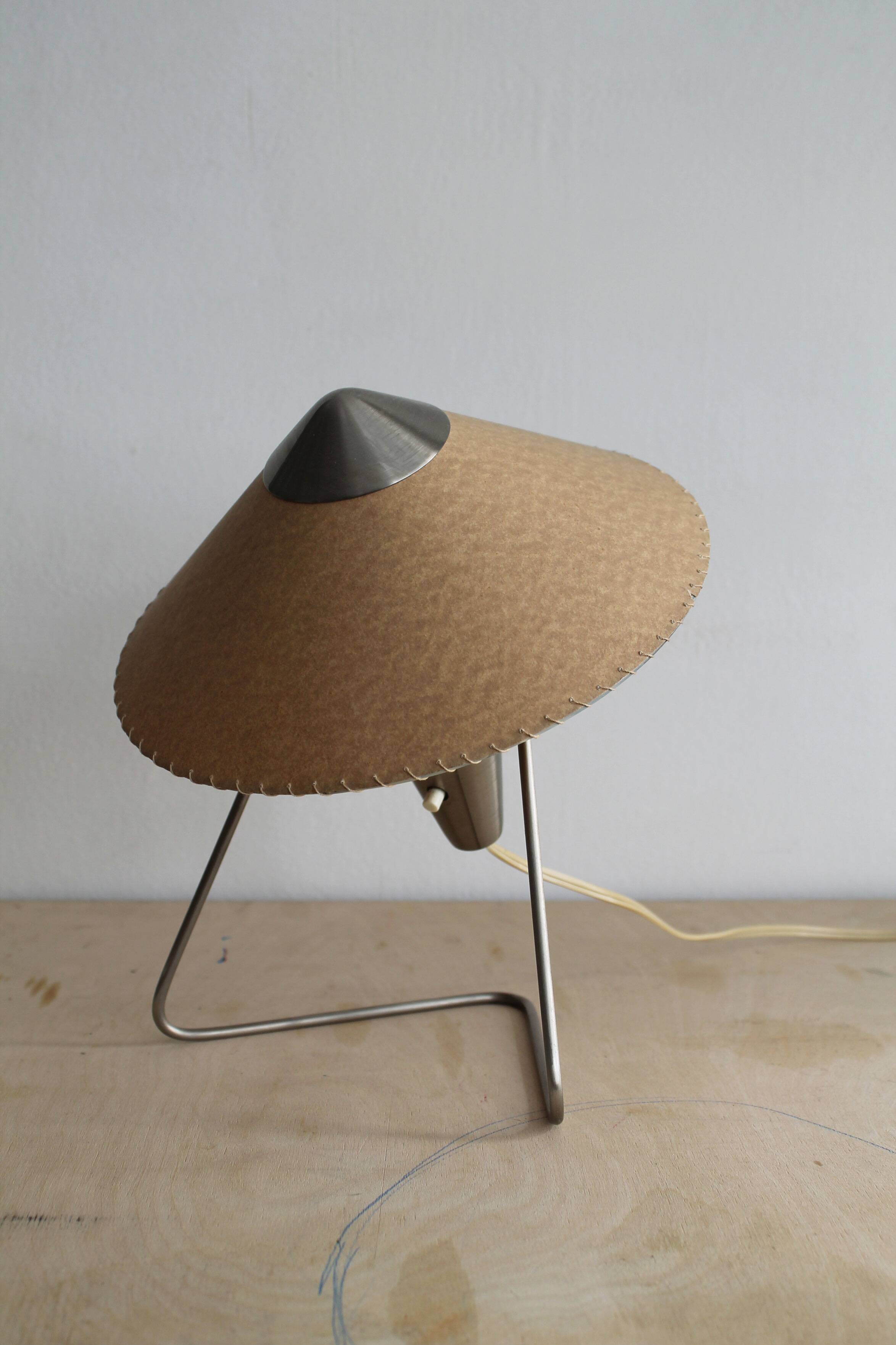 1950s Czech Modernist Table Lamp by Helena Frantová