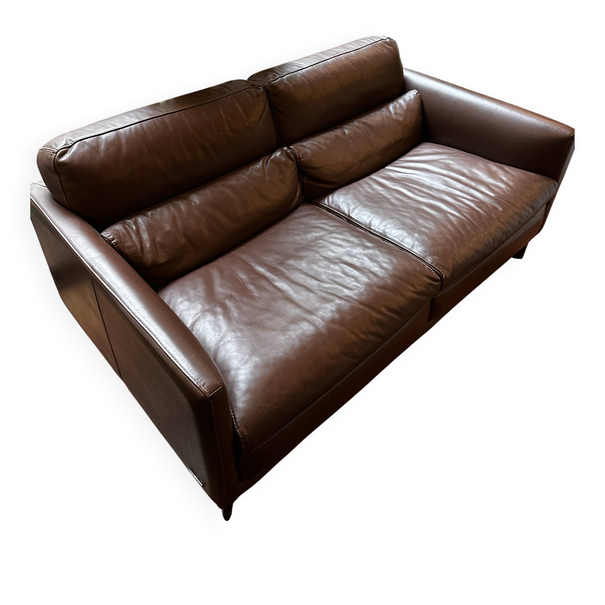 Roche Bobois leather sofa
