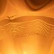 Vintage 1970s glass space ceiling lamp.