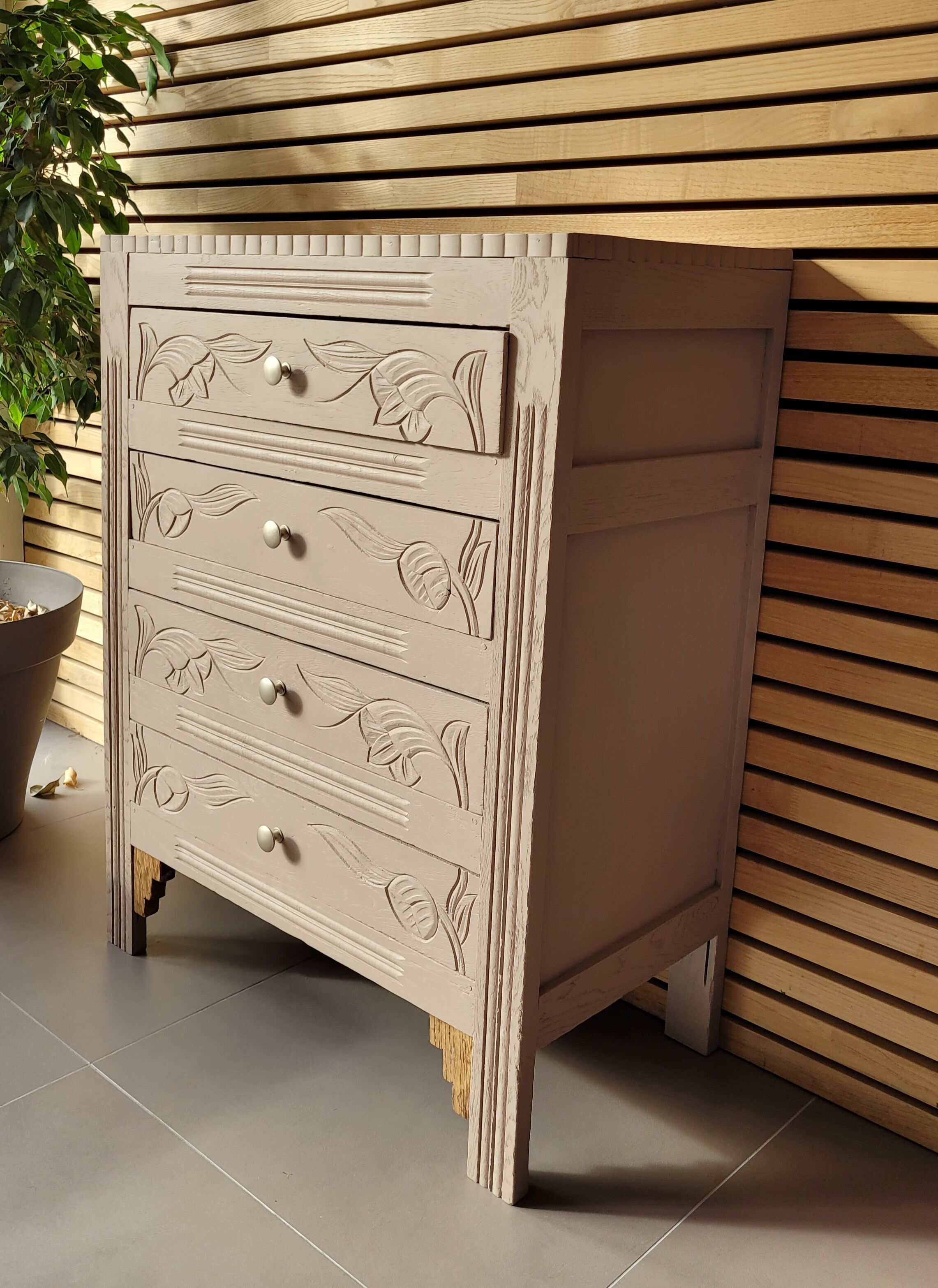 Commode art déco vintage