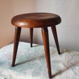 Antique solid wood stool