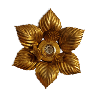 Wall lamp/ceiling lamp golden leaves
