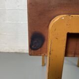 Rare Bureau de Prison Vert - Authentique Meuble de Collectivité des Années 60