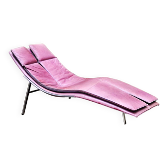 Leather armchair from the Giovanni Offredi years, Saporiti, 1970/80, Italy