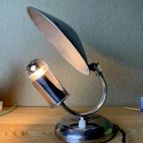 Bauhaus cromed table lamp