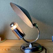 Bauhaus cromed table lamp