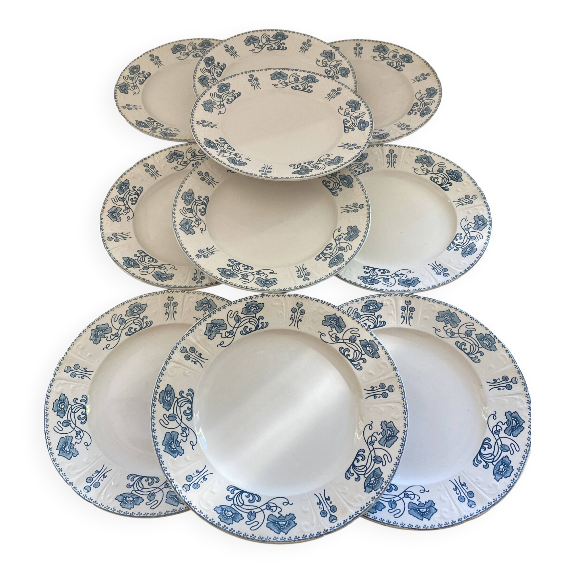 Assiettes terre de fer