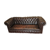 Chesterfield leather sofa