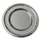Vintage metal round plate