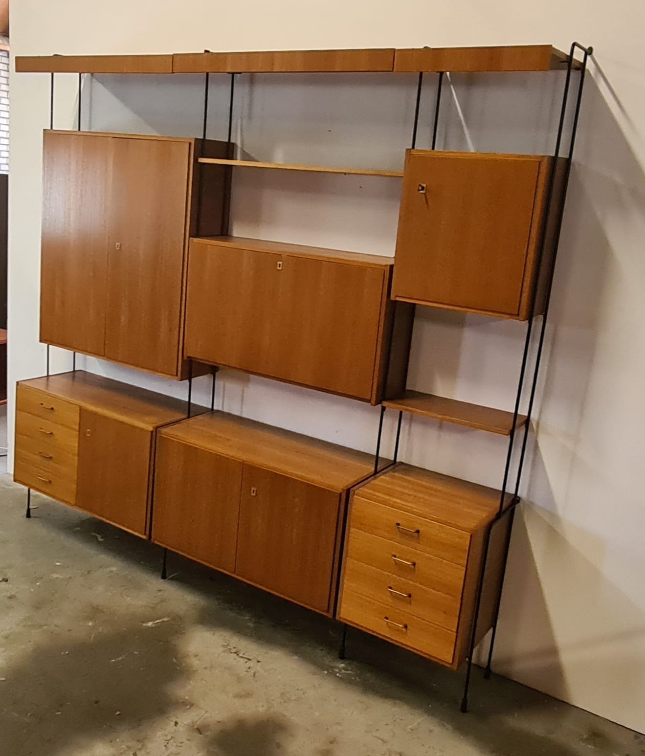Mid century Omnia wall unit by Ernst Dieter Hilker, 1960s