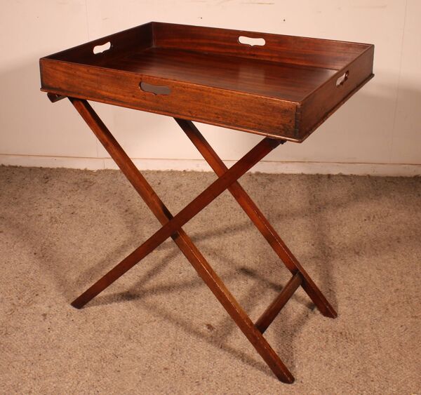 Servante Dit Butler Tray en acajou circa 1800