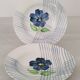 Soup plates soup pasta earthenware digoin sarreguemines vintage valentine model