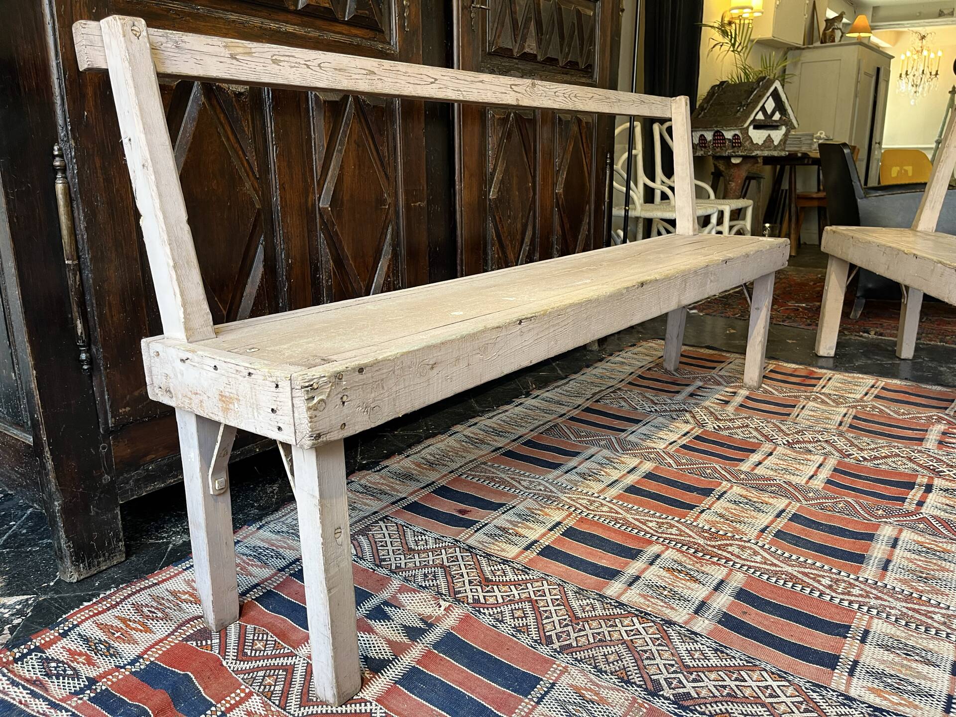 Vintage bench pair