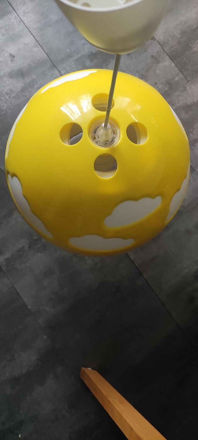 Suspension lamp clouds Ikea skojig 1990