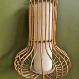 Lampe en rotin