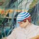 Oil painting on canvas, signed Hidalgo 1994, 46x58cm with frame.
