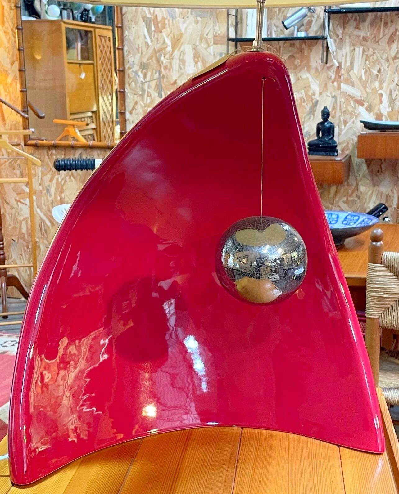 Ceramic lamp by François Châtain from the 2000s.