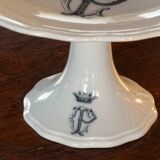 English earthenware service, CP monogram, ducal crown, 109 pieces