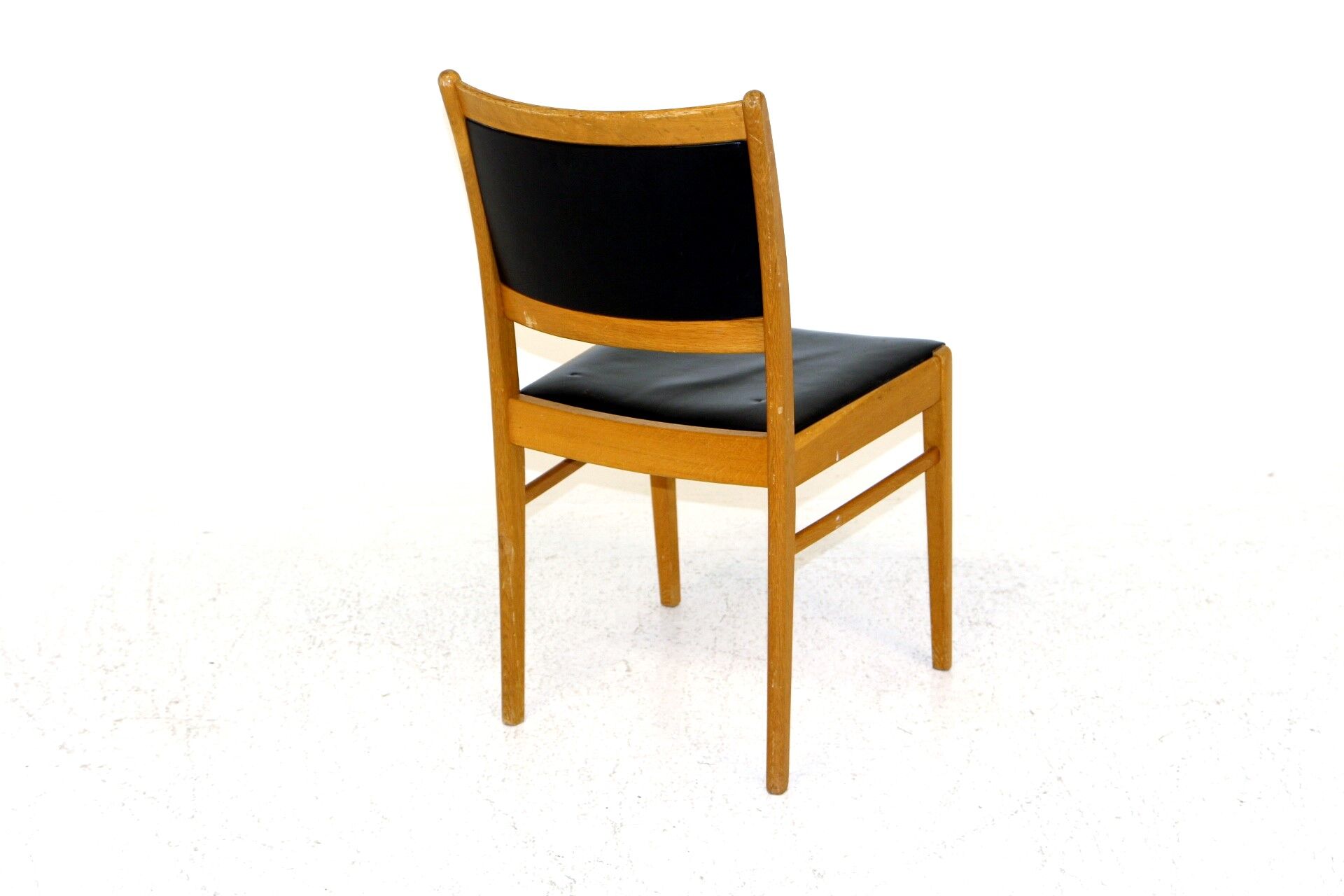 Oak and leather chair, Sweden, 1960