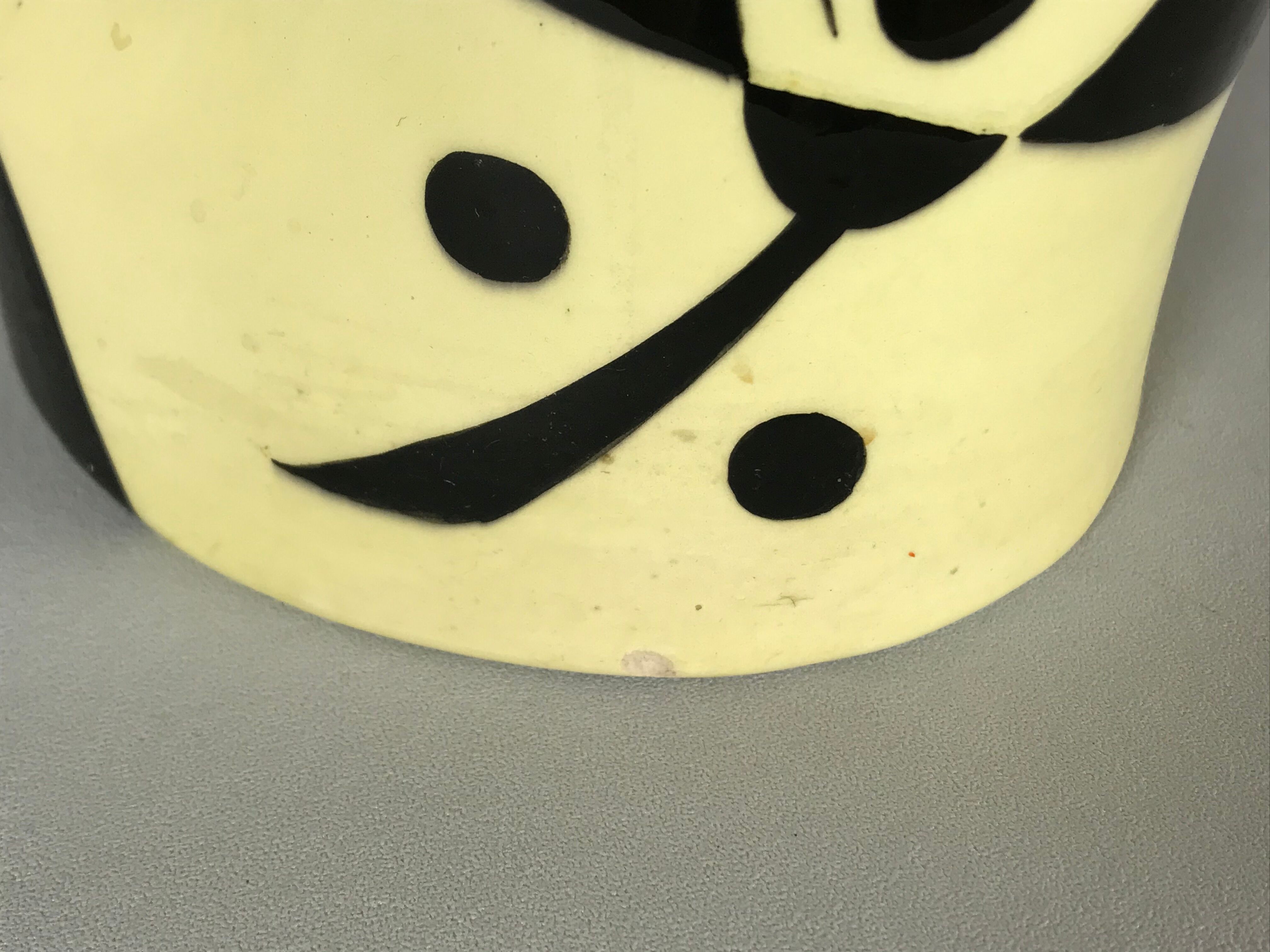 PICHET (GRAND MODELE) IN CERAMIC YEARS 50 A DECOR D HIRONDELLES 36.5 CM