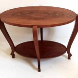Art Deco oval pedestal table Width 80 cm