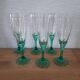 6 Bormioli Rocco champagne flutes from the 1990s