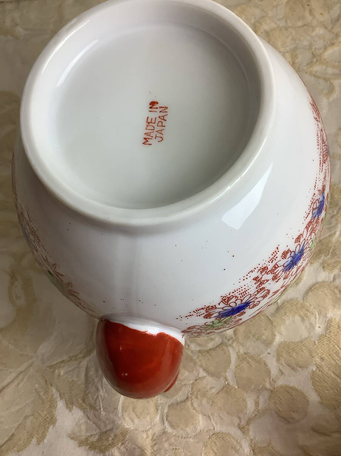 Antique Japanese porcelain teapot