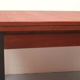 1960s extendible diningtable in teak and metal