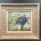 Painting in Oil frame on panel Signed Paget, Vase au Bouquet