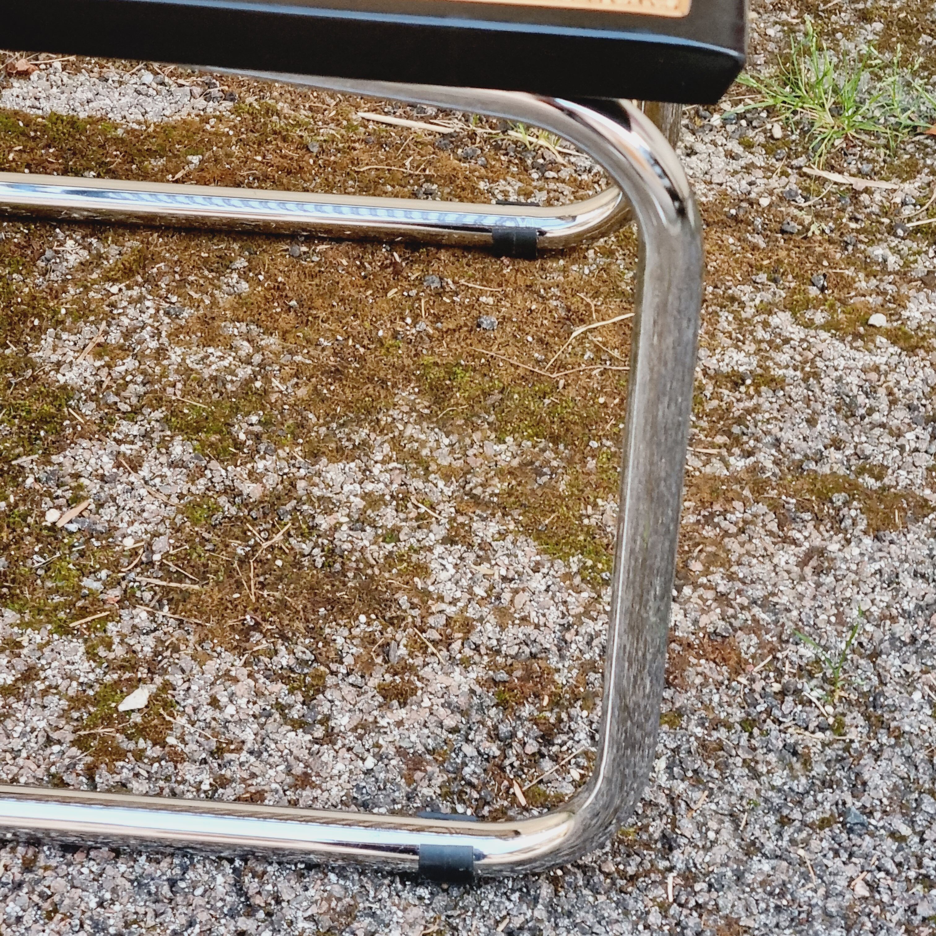 Armchair Cesca B64 black and wicker