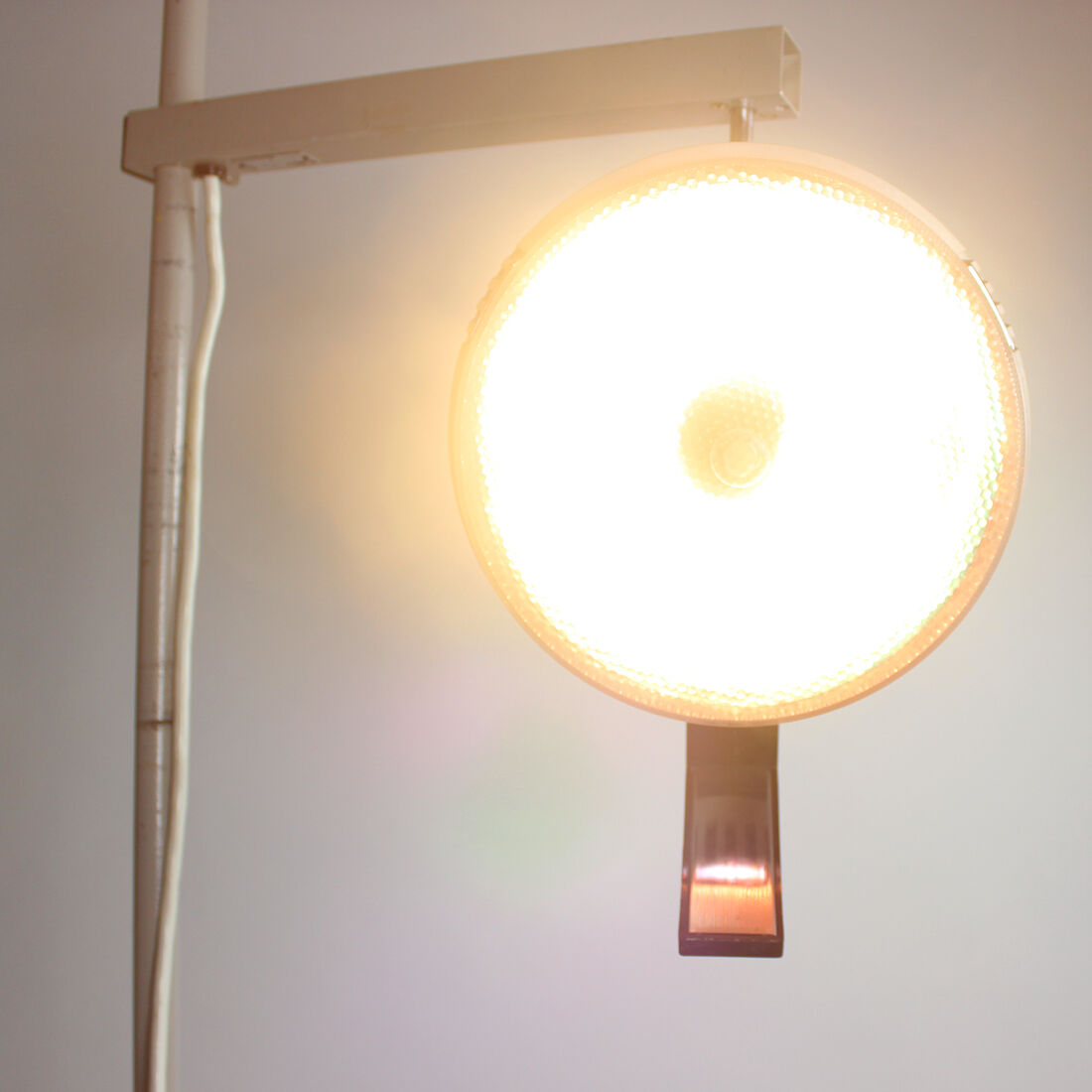 Lampadaire en métal, Tchécoslovaquie des années 1950