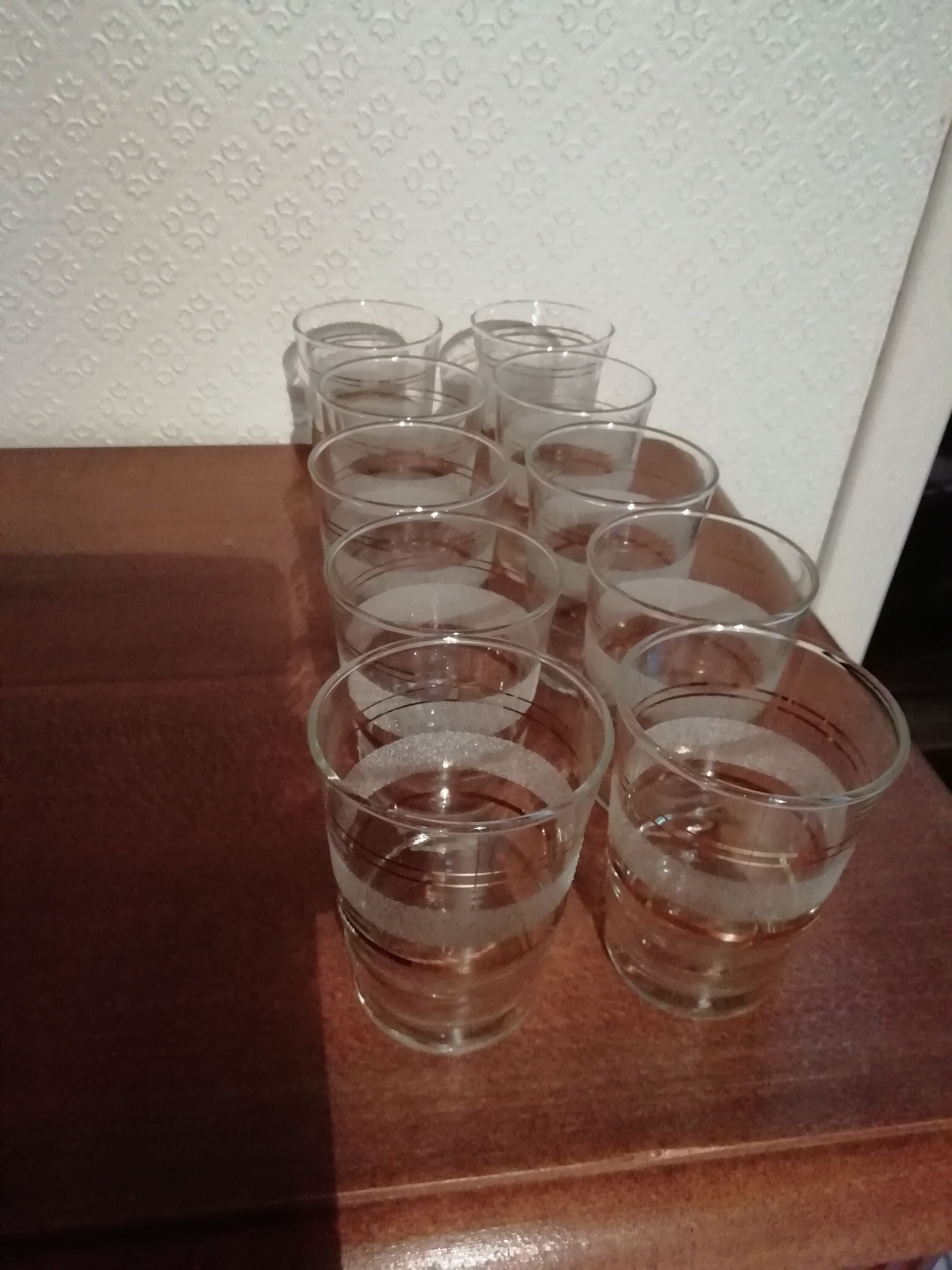 Set of 10 50s glasses
