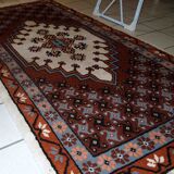 Moroccan vintage carpet berber handmade 81cm x 170cm 1970s, 1c629