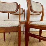 Set of 4 rosewood chairs Johannes Andersen