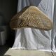 Suspension or rattan lampshade in the shape of a cloud or flattened bubble D60 H35