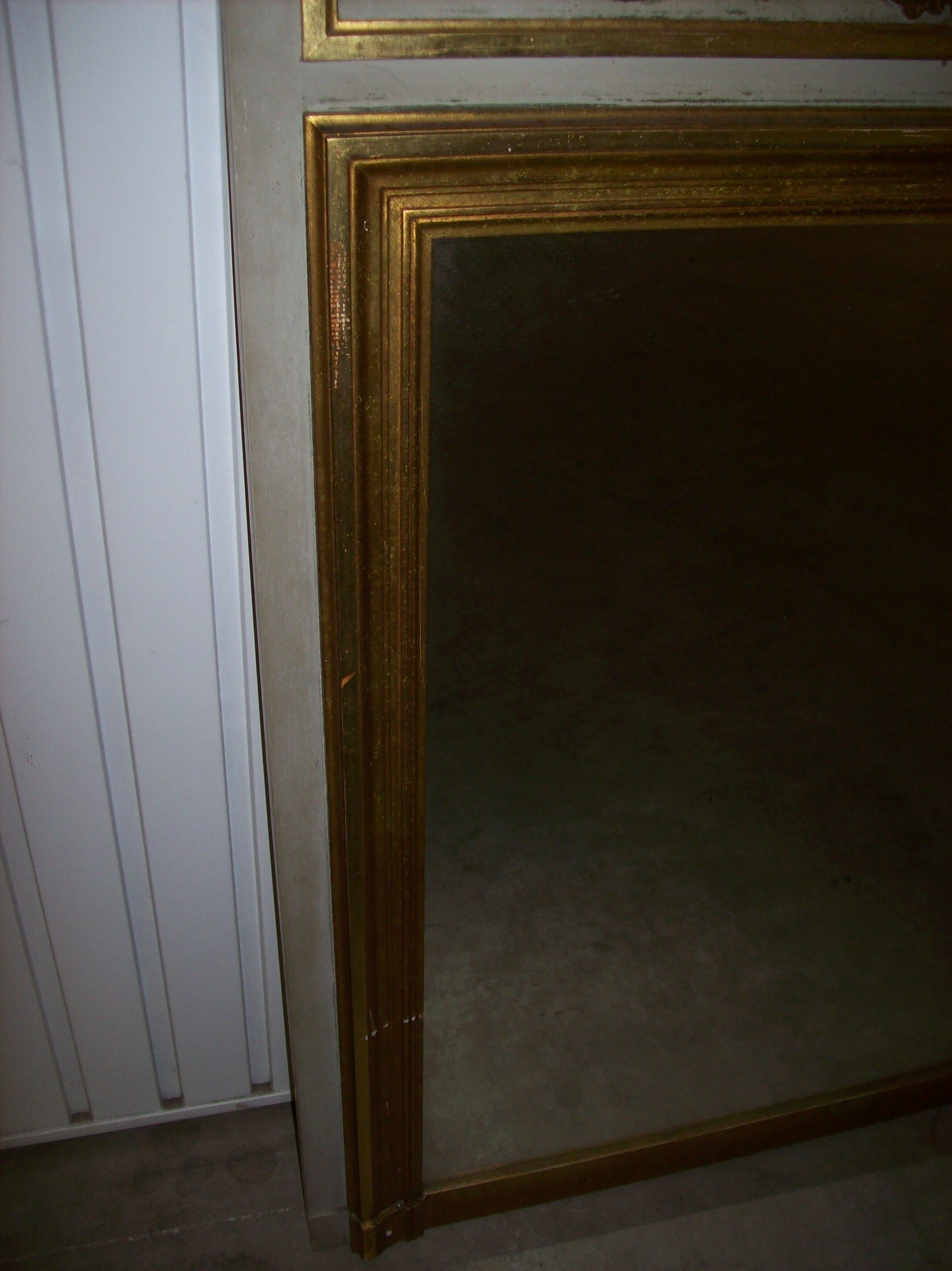 Louis XVI-style trumeau mirror -126x80cm