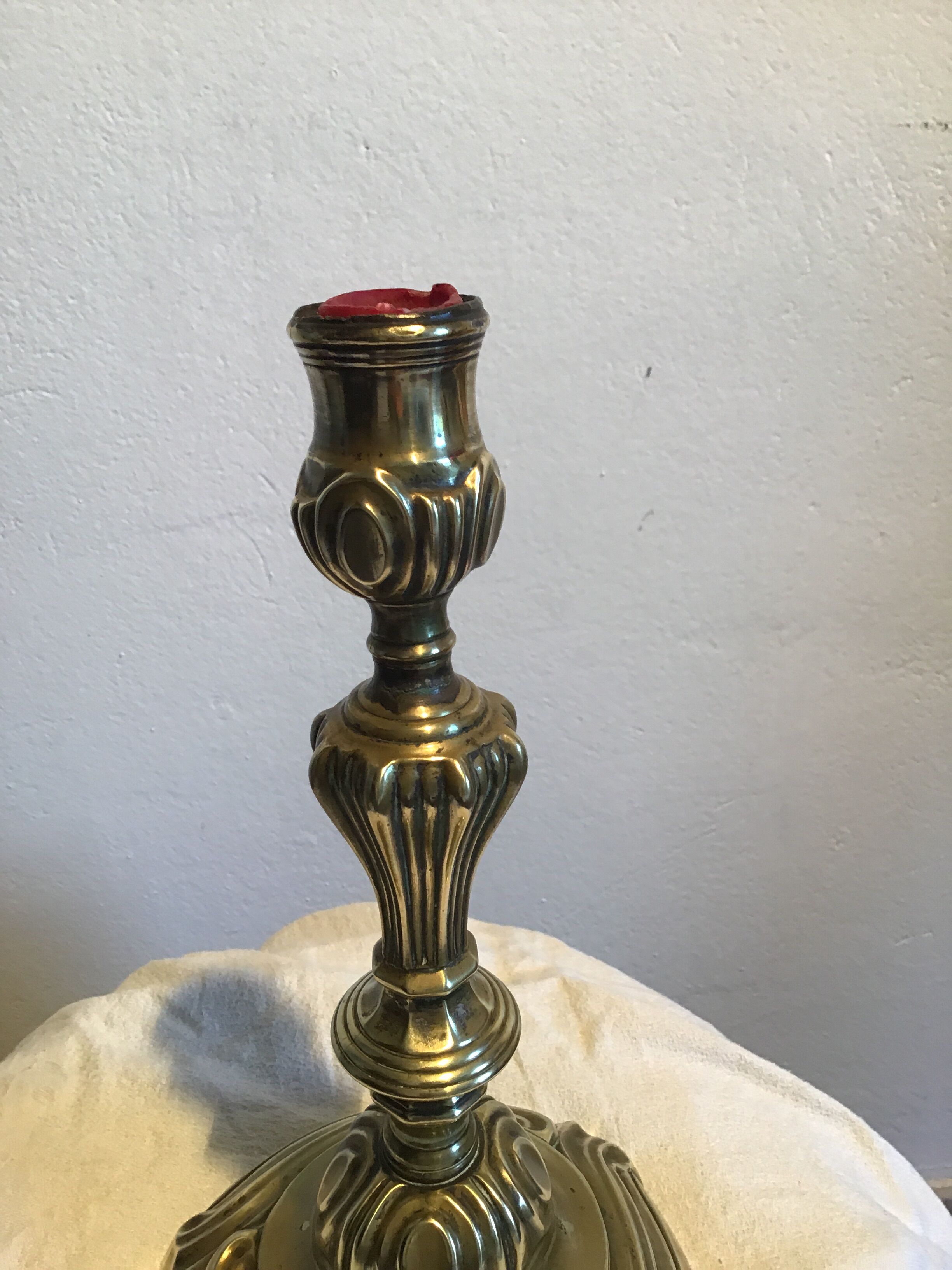 Louis XV Style bronze candlestick