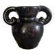 Design black vase with ears