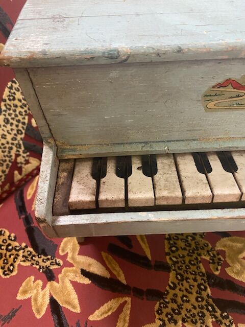 Antique toy piano
