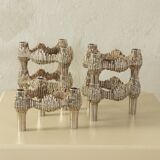 Brutalistic Candle Holders, Stoff Nagel