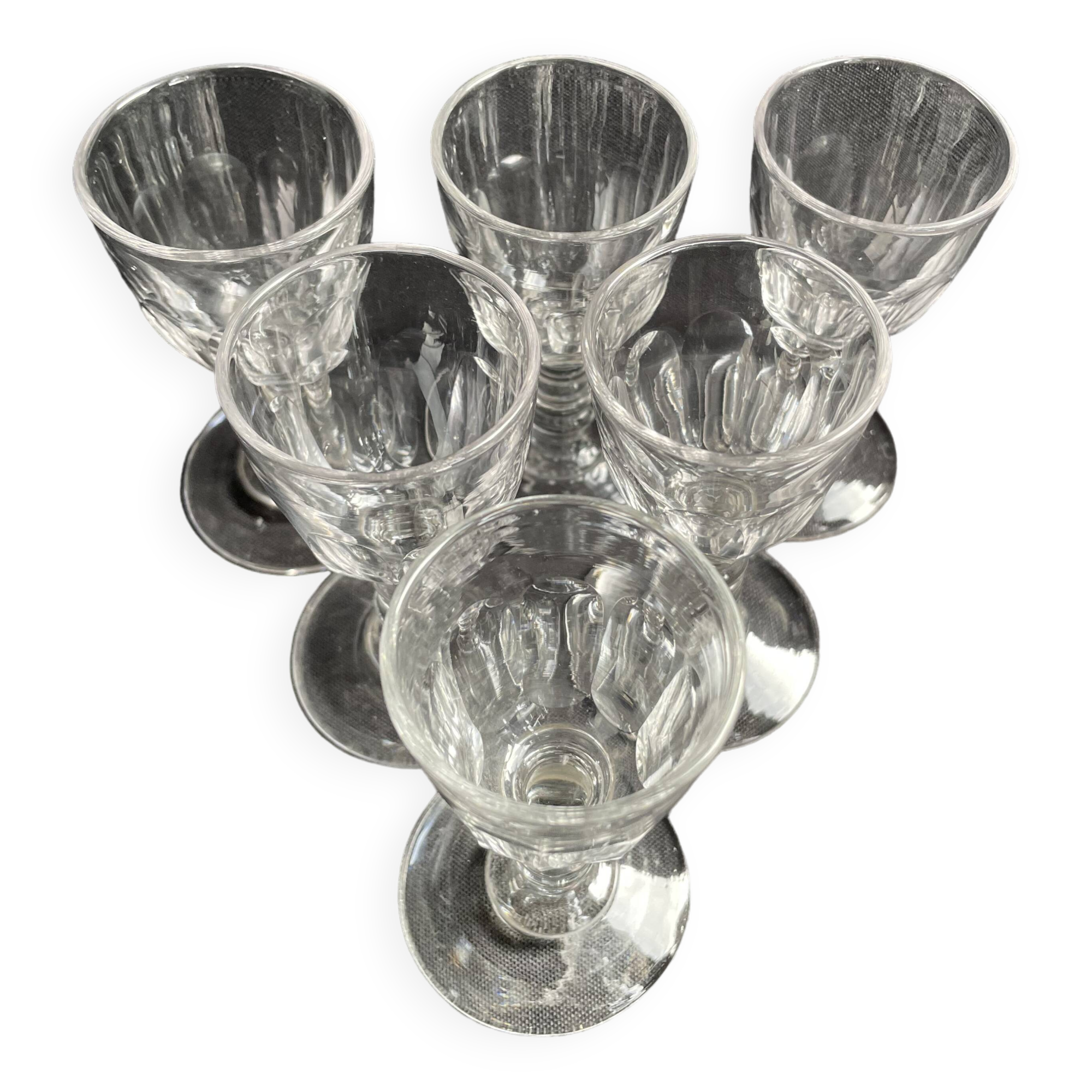 6 Baccarat Clermont liqueur glasses