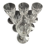 6 Baccarat Clermont liqueur glasses