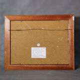 Garden clematis with watering cans, 2000 – Oil painting by Alexander Michael