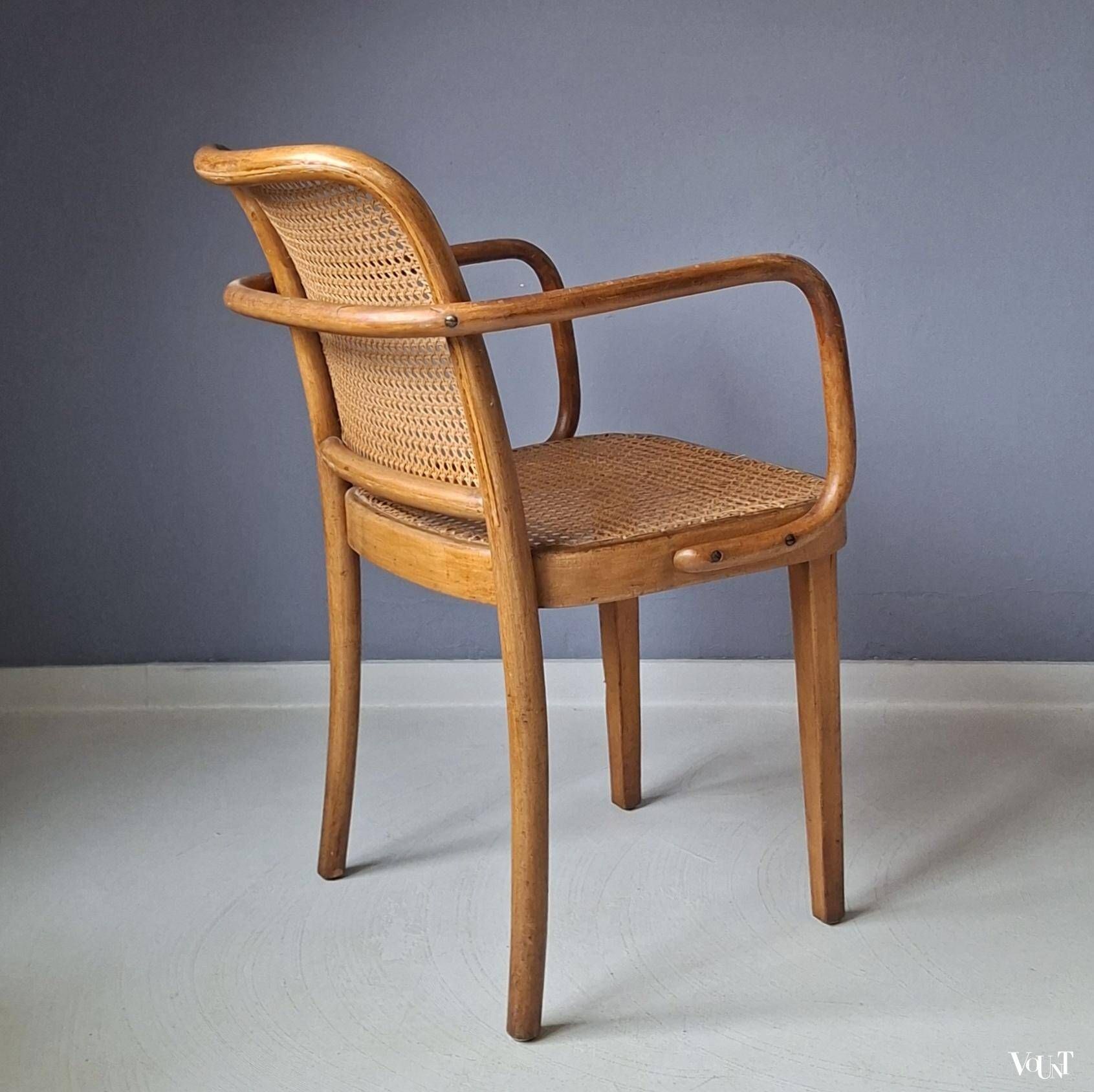 Prague or A 811 F chair, Josef Hoffmann for Thonet, 1950s