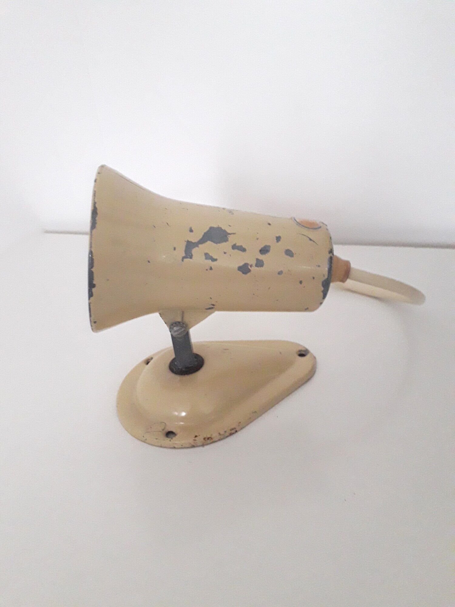 Table lamp / wall lamp LITA France - Beige lacquered metal - 1950