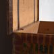 Large antique hand-painted trunk (c.1900) #50