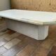 Travertine coffee table