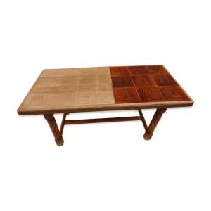 Table basse vintage avec - carrelage