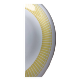Plats Fenal Badonviller jaune et blanc des années 20